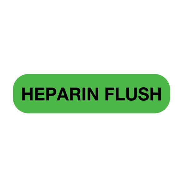 Nevs Heparin Flush 5/16" x 1-1/4" Flr Red w/Black N-1718 - main